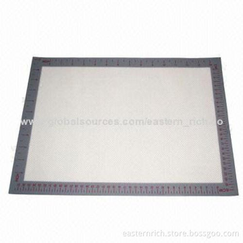 Silicone Baking Mat with Fiberglass Inside, 42x30cm